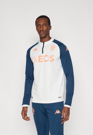 OGC NICE ZIP TRAINING STAFF - Ρούχα για κλαμπ - white ice/titan