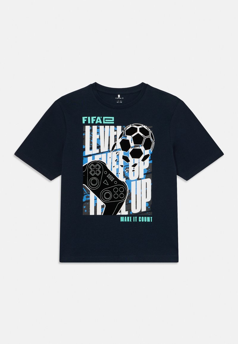 Name it - NKMADIAN FIFAE BOX - Print T-shirt - navy, Enlarge