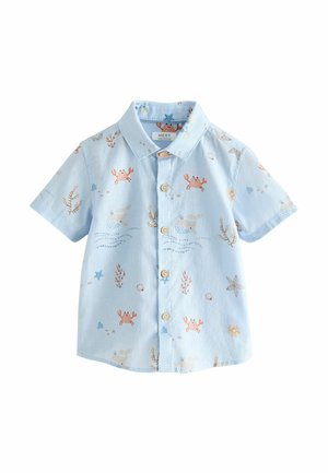 REGULAR FIT - SHORT SLEEVE - Hemd - light blue sea all over print