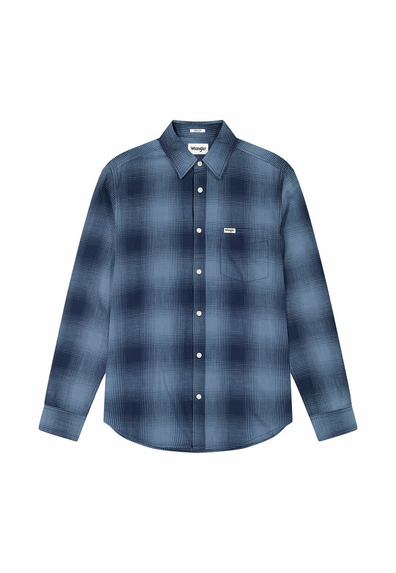 Wrangler Overhemd donkerblauw Wrangler Overhemd donkerblauw