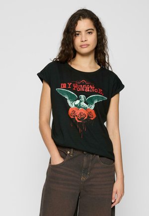 MY CHEMICAL ROMANCE ANGLE OF WATER TEE - Printtipaita - black