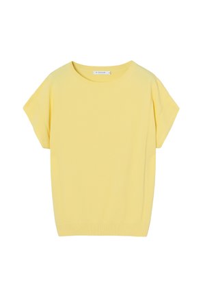 TATUUM, ARTICLE TAG:  - ARTICLE NAME: SOLONI - T-shirt basique - light yellow