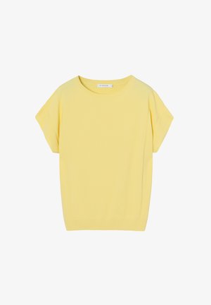 TATUUM, ARTICLE TAG: - ARTICLE NAME: SOLONI - T-shirt basique - light yellow