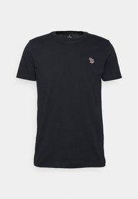 MENS SLIM FIT ZEBRA - Tricou basic - black