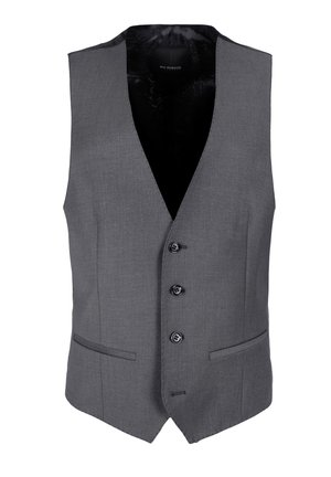 ROY ROBSON, SLIM FIT - Waistcoat - grey
