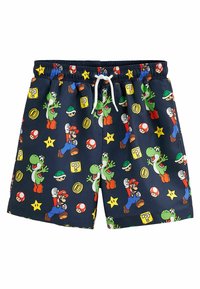 Next - LICENCE  - Badeshorts - black mario Miniaturebillede 1