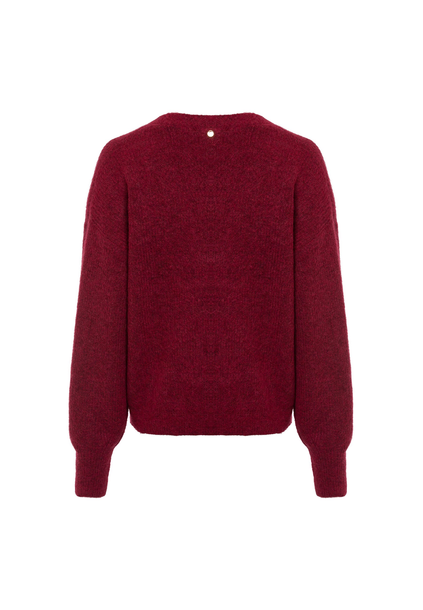 Mos Mosh THORA V-NECK - Cardigan - bordeaux - Zalando