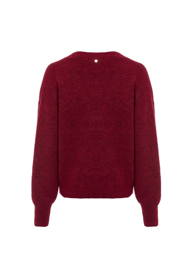Mos Mosh THORA V-NECK Cardigan bordeaux Zalando - Main Image