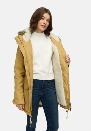JANE - Vinterfrakke - camel