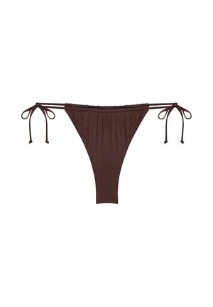 Yamamay, ICONIC - BIKINI BOTTOM - Braguita de bikini - chocolate plain
