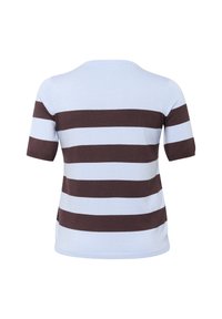 Kaffe Curve LIZZY STRIPED - Triko s potiskem - windsurfer   fudge wide stripe