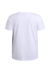 Zizzi MIT LEOPARD - Marškinėliai su spaudiniu - bright white w leo