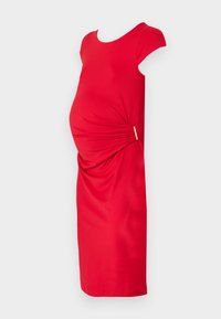 BODYCON  DEWSS WITH BUCKLE - Jerseyjurk - red