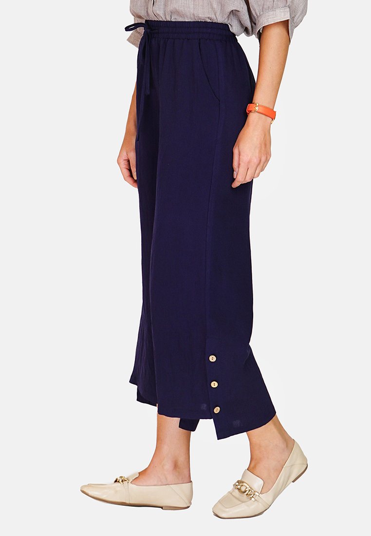 Le Jardin Du Lin Broek donkerblauw