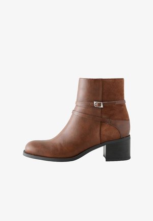Next, REGULAR FIT - FOREVER COMFORT® BLOCK HEELED BOOTS - Kauboi/mootorratturi poolsaapad - new tan brown