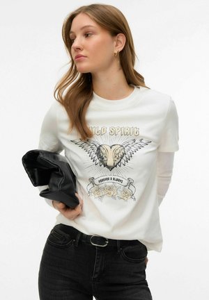 VMIYOLA - T-shirt imprimé - snow white