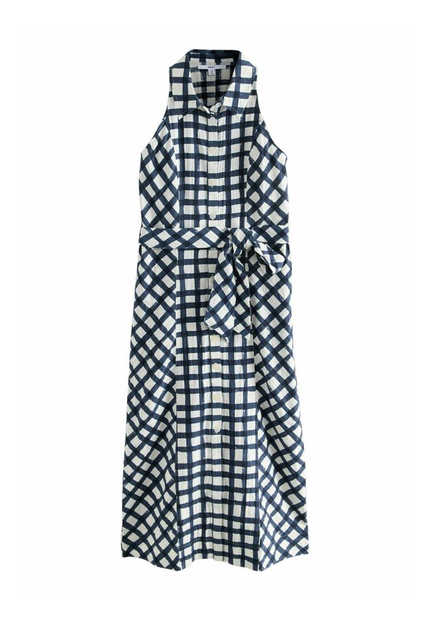 REGULAR FIT - HALTERNECK SLEEVELESS TIE WAIST MIDI  - Blusenkleid