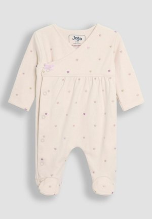 JoJo Maman Bébé REGULAR FIT 2-PIECE EMBROIDERED  SET  - Čiapka - cream