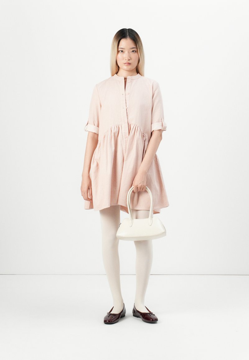 ONLY ONLCHICACO MOXI DRESS - Shirt dress - rose smoke/light pink -  Zalando.co.uk