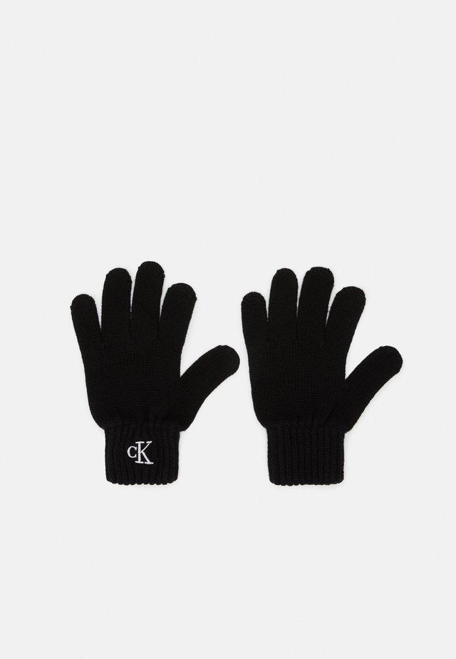MONOGRAM GLOVES - Handsker - black
