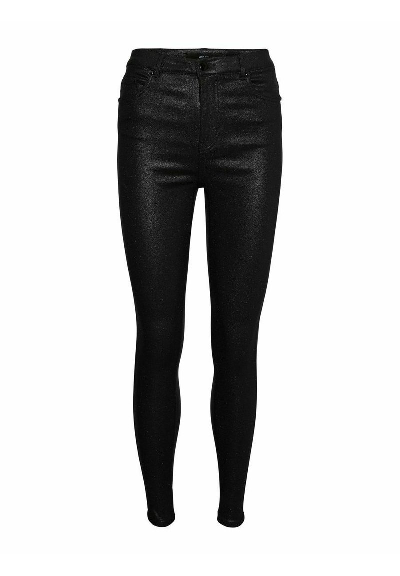 Vero Moda HOSE GLITZER Jeans Skinny Fit black/zwart Zalando.nl