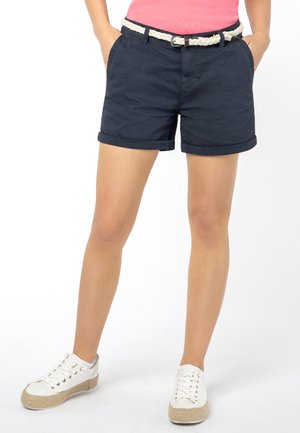 Sublevel SUBLEVEL MIT GÜRTEL - Shorts - dark blue