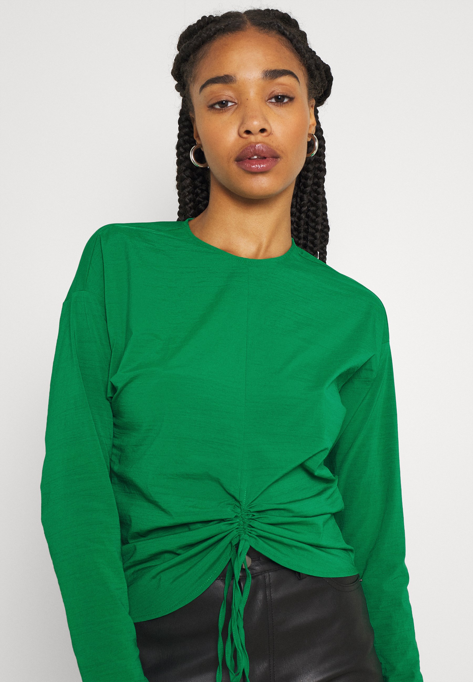 Gina Tricot MONICA BLOUSE - Blusa - green/verde - Zalando.es