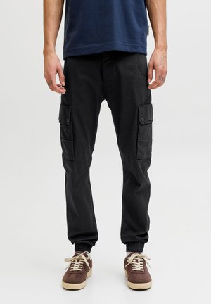Jack & Jones, Cargo Tapered Fit - Pantaloni cargo - black c-n