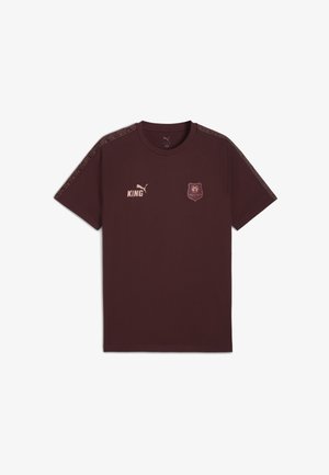 STADE RENNAIS FC KING - Tričko s potlačou - aubergine dark crimson