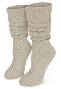 Normani HIGH KNEE TRADITIONAL - Kniestrümpfe - naturmelange