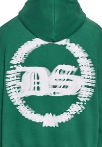 Dropsize HEAVY BLURRED LOGO - Felpa con cappuccio - washedgreen