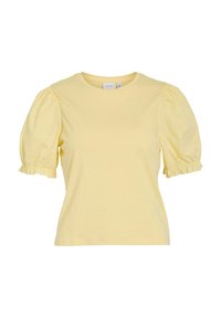 VIRIFA O-NECK  - T-shirt basic - pale banana
