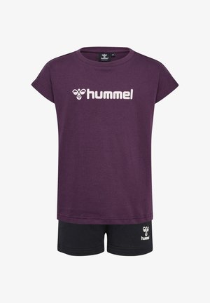 Hummel NOVA SET - Træningsbukser - plum perfect