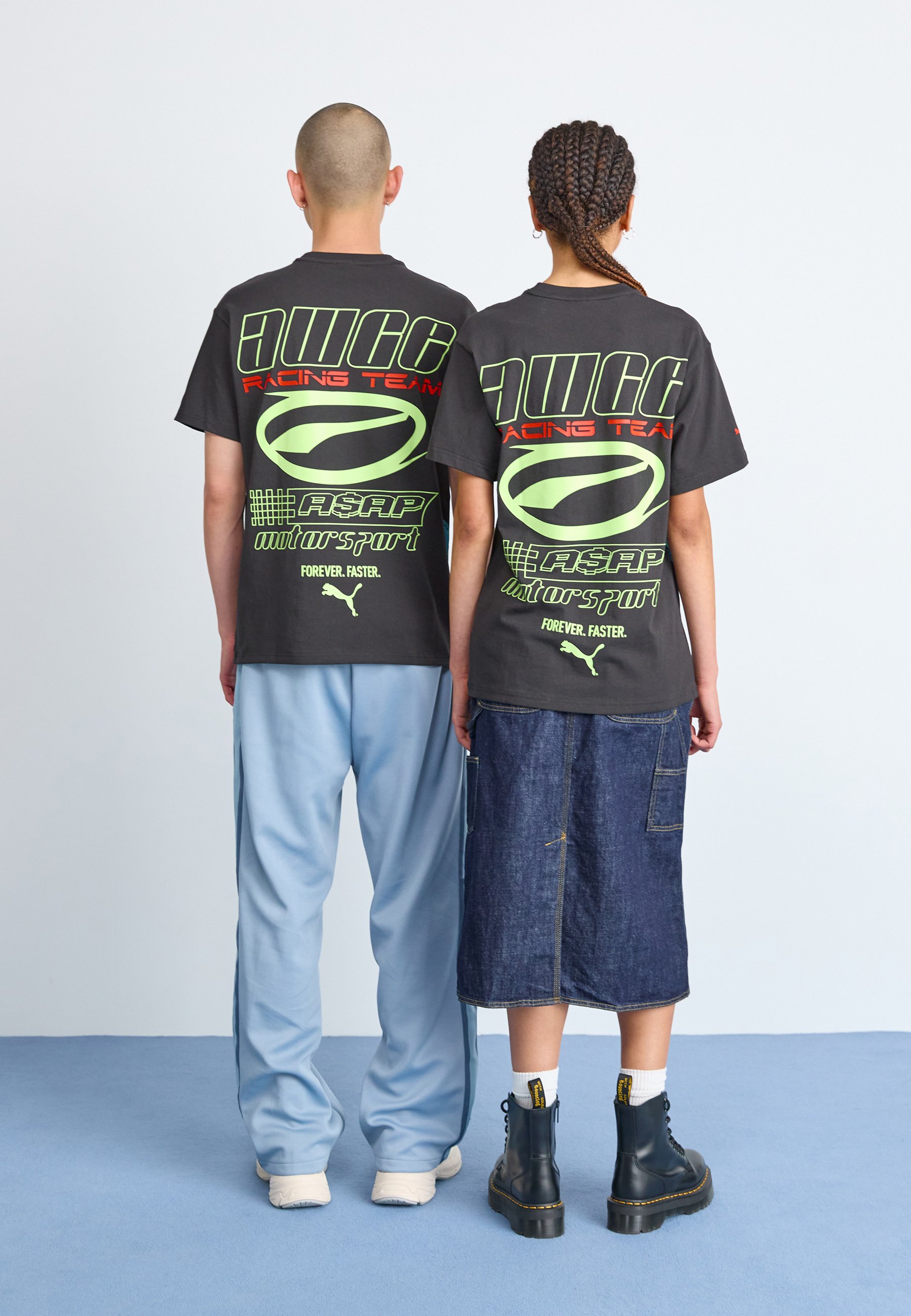 Puma A$AP ROCKY FLACKO DRIVE TEE UNISEX - T-shirt imprimé