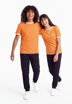 Ellesse, MOLINE RINGER TEE UNISEX - Обикновена тениска - orange/white