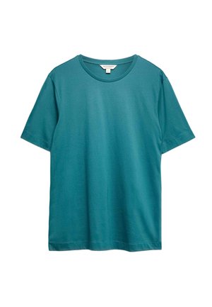 Autograph, PURE SUPIMA® COTTON PERFORMANCE CREW NECK T-SHIRT - T-shirt basique - teal