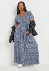 Yours Clothing Jerseyklänning - blue