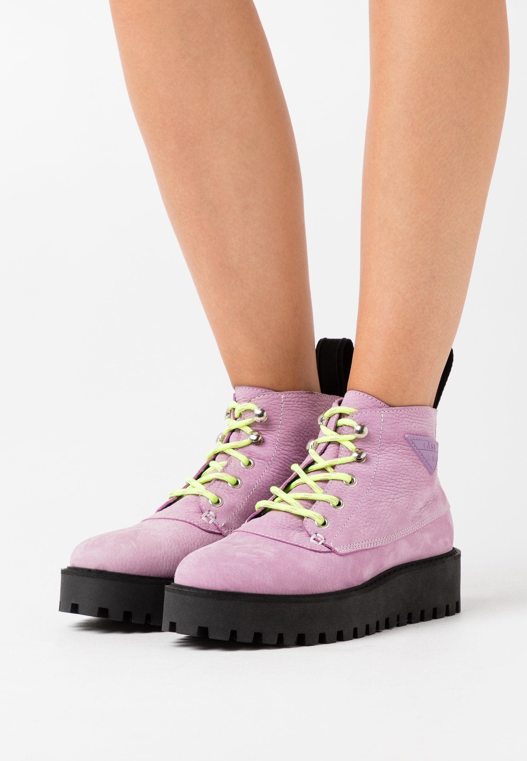 lavender ankle boots