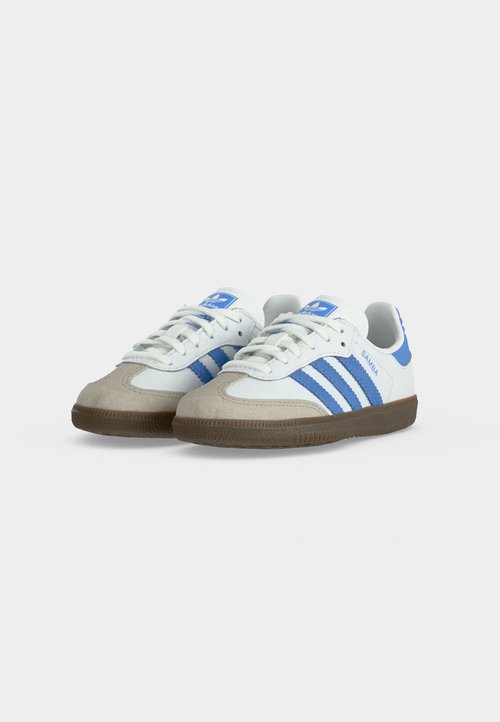 adidas SAMBA OG UNISEX - Zapatillas - footwear white/blue fusion — foto 3