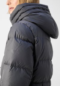 Marc O'Polo LONG COAT FEMININE SHAPE WITH HOOD - Untuvatakki - light graphite