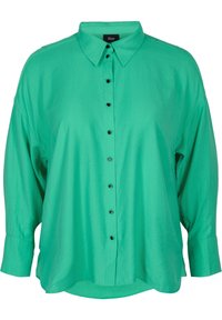 Zizzi Button-down blouse - green