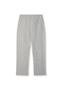 Grijze sweatpants van een zachte katoenmix, met een elastische tailleband, rechte pasvorm en een enkele achterzak.