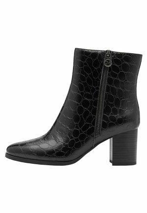 Stiefelette - black str