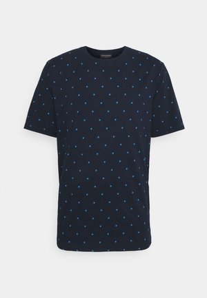 CLASSIC PATTERNED CREWNECK - T-shirt print - dark blue