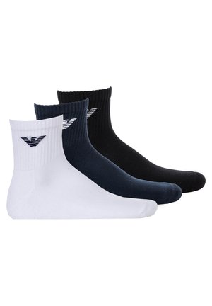 Emporio Armani SHORT SOCKS 3PACK - Șosete - black/blue/white