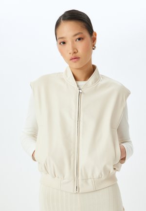 ZIPPERED  - Bodywarmer - beige