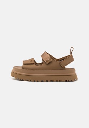 UGG GOLDENGLOW - Plateausandalette - bison brown