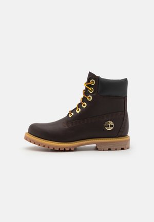 PREMIUM  - Lace-up ankle boots - dark brown/black