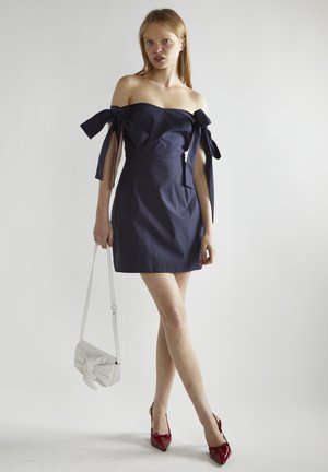 OFF THE SHOULDER - Cocktail dress / Party dress - navy