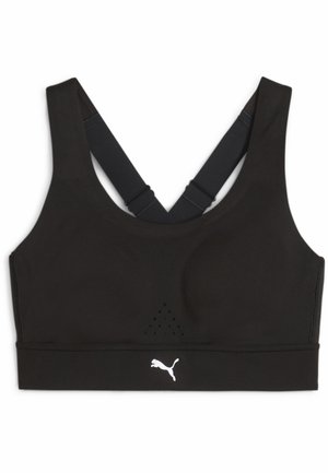 PWRBREATHE RUN - Športová podprsenka so strednou podporou - black
